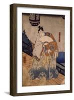 Hachiman Taro Yoshiie-Utagawa Toyokuni-Framed Giclee Print