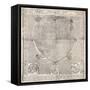 Haci Ahmed's World Map, 1560-Library of Congress-Framed Stretched Canvas