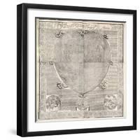 Haci Ahmed's World Map, 1560-Library of Congress-Framed Photographic Print