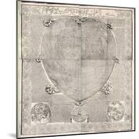 Haci Ahmed's World Map, 1560-Library of Congress-Mounted Photographic Print