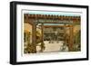 Hacienda Carrillo, Santa Barbara, California-null-Framed Art Print