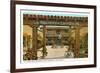 Hacienda Carrillo, Santa Barbara, California-null-Framed Premium Giclee Print