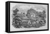 Hacienda of Santa Rosa, Costa Rica, Scene of Schlessinger's Defeat.-null-Framed Stretched Canvas