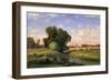 Hackensack Meadows, Sunset, 1859-George Snr. Inness-Framed Premium Giclee Print