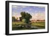 Hackensack Meadows, Sunset, 1859-George Snr. Inness-Framed Premium Giclee Print