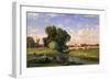 Hackensack Meadows, Sunset, 1859-George Snr. Inness-Framed Giclee Print
