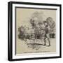 Hackery of Northern India Carrying Wounded Soldiers-null-Framed Giclee Print