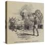 Hackery of Northern India Carrying Wounded Soldiers-null-Stretched Canvas