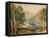 Hackfall, C.1816-J. M. W. Turner-Framed Stretched Canvas