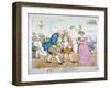 Hackney Assembly, the Graces, the Graces, Remember the Graces, 1812-Thomas Rowlandson-Framed Giclee Print