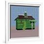 Hackney Carriage Hut, Russell Square-Claire Huntley-Framed Giclee Print