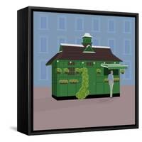 Hackney Carriage Hut, Russell Square-Claire Huntley-Framed Stretched Canvas