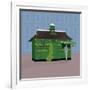 Hackney Carriage Hut, Russell Square-Claire Huntley-Framed Giclee Print