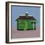 Hackney Carriage Hut, Russell Square-Claire Huntley-Framed Giclee Print