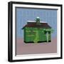 Hackney Carriage Hut, Russell Square-Claire Huntley-Framed Giclee Print