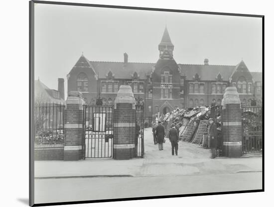 Hackney Downs School, London, 1941-null-Mounted Photographic Print