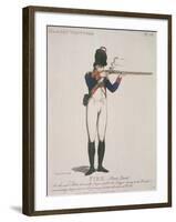 Hackney Volunteer Firing a Rifle, 1798-Thomas Rowlandson-Framed Giclee Print