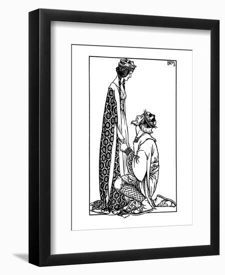 Hacon Grizzlebeard-Reginald & Knowles-Framed Art Print