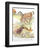 'Had Some Fun To-Day, But Suffered for it - as Usual!', Illustration from 'The Naughty Neddy…-Anne Anderson-Framed Giclee Print