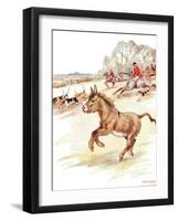 'Had the Time of My Life Today. Men in Red Coats on Horses and Lots of Dogs Came Galloping across…-Anne Anderson-Framed Giclee Print