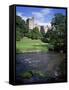 Haddon Hall, Derbyshire, England, United Kingdom-David Hunter-Framed Stretched Canvas