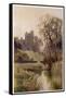 Haddon Hall, Derbyshire-null-Framed Stretched Canvas