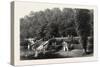 Haddon Hall, the Terrace, UK, 19th Century-null-Stretched Canvas