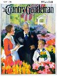 "Family in Field of Buttercups," Country Gentleman Cover, June 1, 1929-Haddon Sundblom-Giclee Print