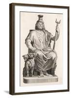 Hades in Greek Mythology: the Ruler of the Infernal Regions-null-Framed Art Print