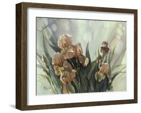 Hadfield Irises II-Clif Hadfield-Framed Art Print