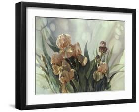 Hadfield Irises II-Clif Hadfield-Framed Art Print