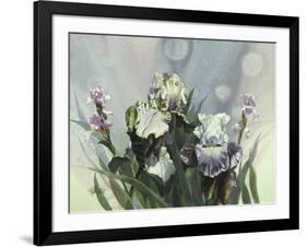 Hadfield Irises III-Clif Hadfield-Framed Art Print