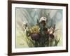 Hadfield Irises VI-Clif Hadfield-Framed Art Print