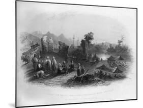 Hadgi (Mecca Pilgrim) Encamped Near Antioch, on the Banks of the Orontes, Turkey, 1841-Henry Adlard-Mounted Giclee Print