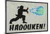 Hadouken Video Game Poster-null-Mounted Poster