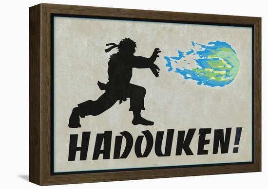 Hadouken Video Game Poster-null-Framed Poster