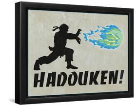 Hadouken-null-Framed Poster