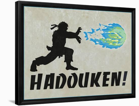 Hadouken-null-Framed Poster
