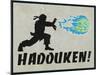 Hadouken-null-Mounted Poster