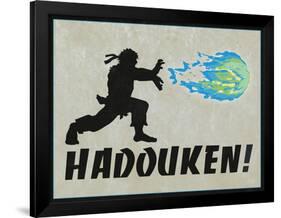 Hadouken-null-Framed Poster