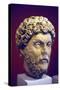 Hadrian (76-13), Roman Marble Bust-null-Stretched Canvas