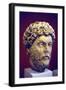 Hadrian (76-13), Roman Marble Bust-null-Framed Photographic Print