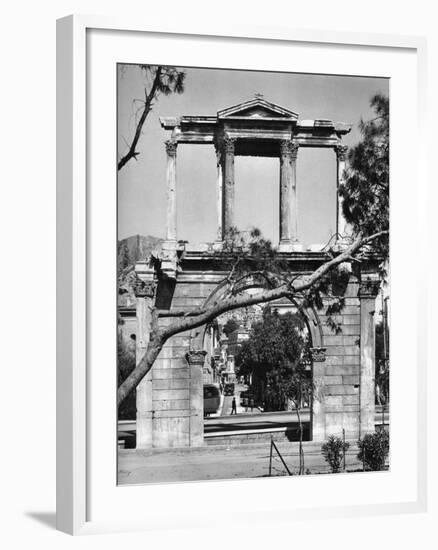 Hadrian's Arch, Athens, 1937-Martin Hurlimann-Framed Giclee Print