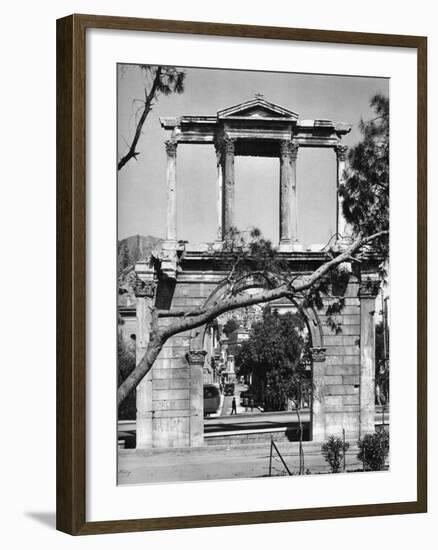 Hadrian's Arch, Athens, 1937-Martin Hurlimann-Framed Giclee Print