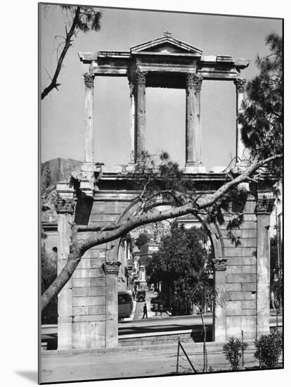 Hadrian's Arch, Athens, 1937-Martin Hurlimann-Mounted Giclee Print