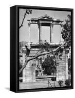 Hadrian's Arch, Athens, 1937-Martin Hurlimann-Framed Stretched Canvas