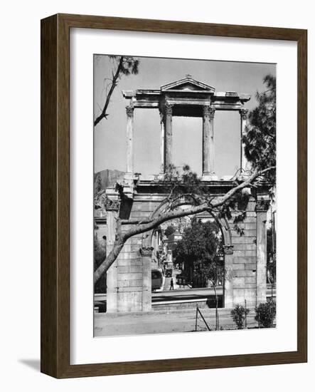 Hadrian's Arch, Athens, 1937-Martin Hurlimann-Framed Giclee Print