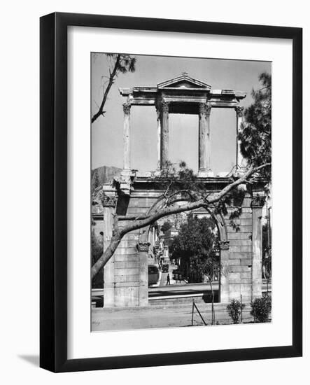 Hadrian's Arch, Athens, 1937-Martin Hurlimann-Framed Giclee Print