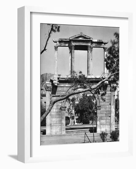 Hadrian's Arch, Athens, 1937-Martin Hurlimann-Framed Giclee Print