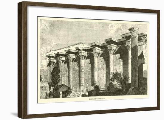 Hadrian's Portico-null-Framed Giclee Print